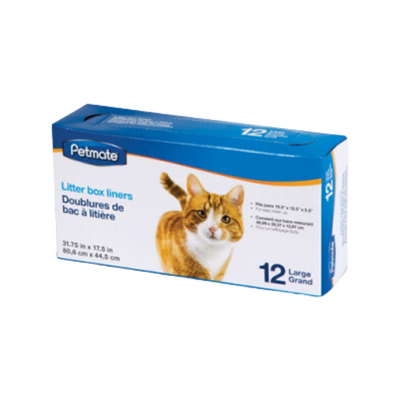 Petmate Litter Box Liners Large (12 Pack)