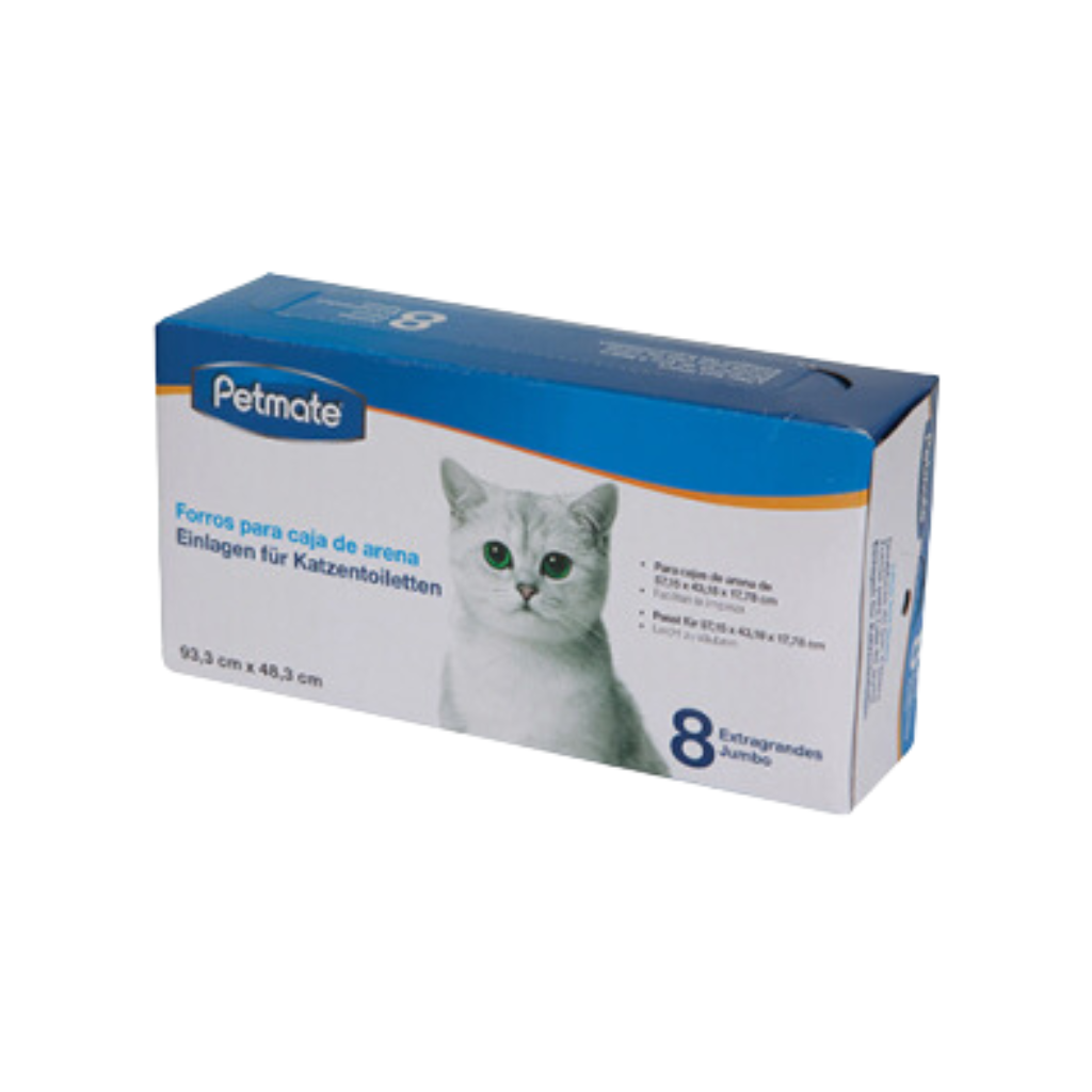 Petmate Litter Box Liners Jumbo (8 pacck)