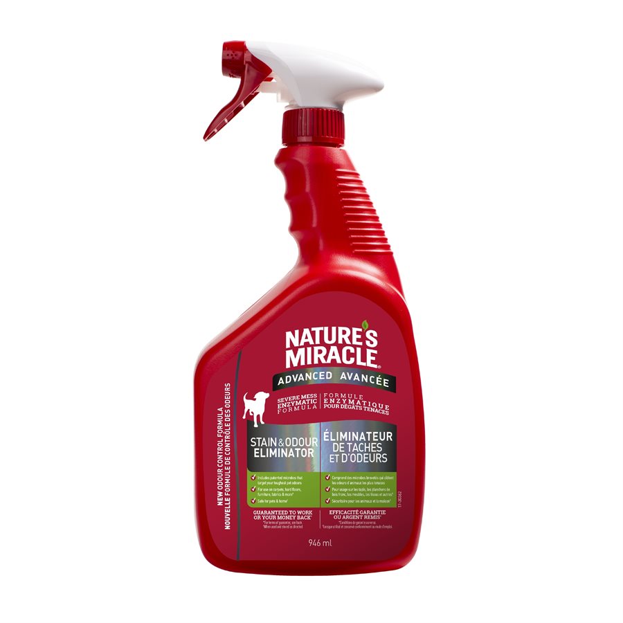 Nature's Miracle Advanced Stain & Odor Remover Spray for Dogs