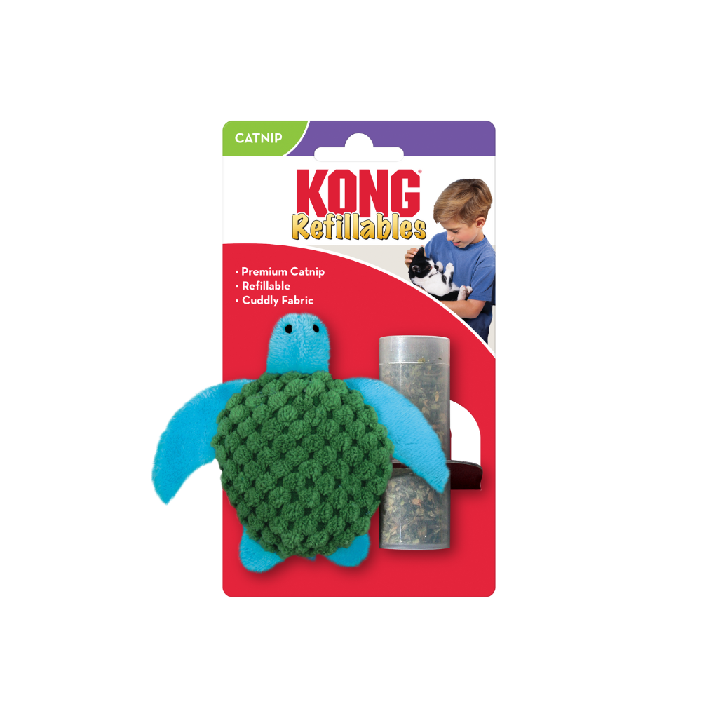 KONG Refillables Turtle Cat Toy