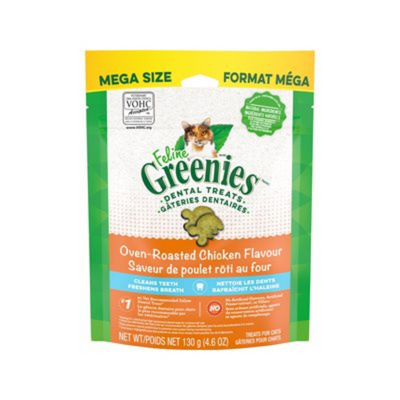 Greenies Dental Treats Oven Roasted Chicken Flavor for Cats