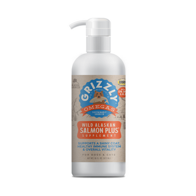 Grizzly Pet Salmon Oil Plus for Dogs and Cats