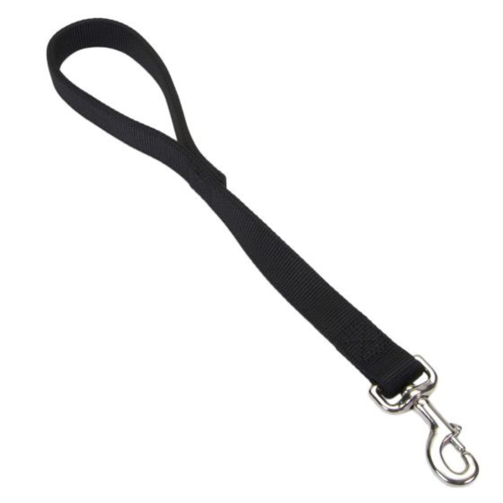 Coastal Pet Double Ply Nylon Traffic Leash Black