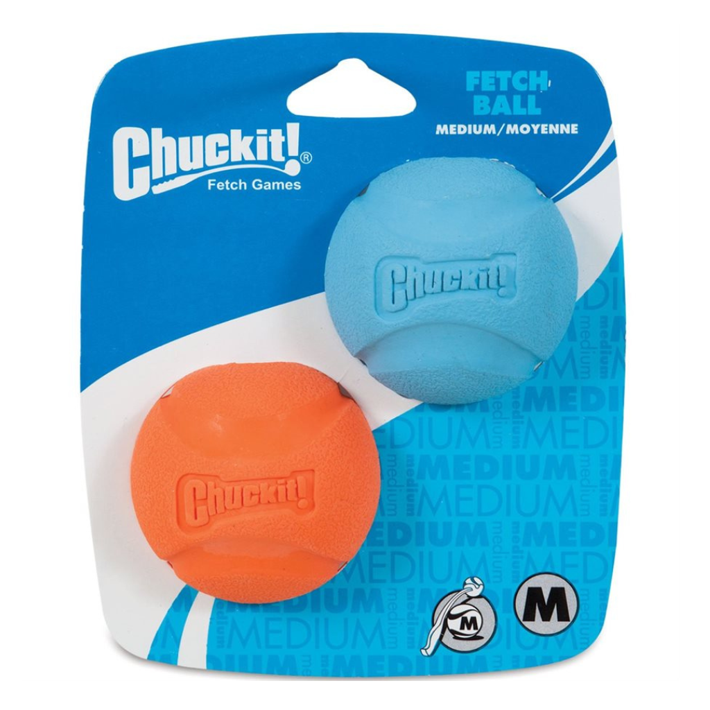 Chuckit! Fetch Balls Medium Dog Toy (2 Pack)