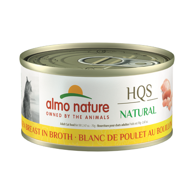 Almo Nature HQS Natural - Chicken Breast in Broth Cat Can