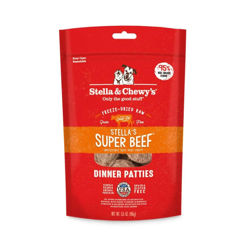 Stella & Chewy's Freeze-Dried Raw Dinner Patties Stella’s Super Beef for Dogs