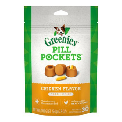 Greenies Pill Pockets Capsule Chicken Dog Treats