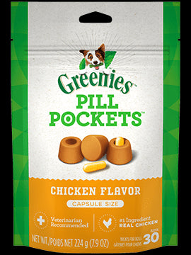 Greenies Pill Pockets Dog Treats for Capsule - Chicken