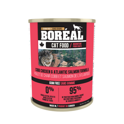 Boreal Cobb Chicken and Atlantic Salmon Pate Cat Can