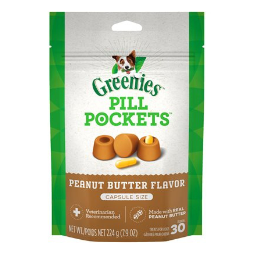 Greenies Pill Pockets Capsule Peanut Butter Dog Treats