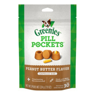 Greenies Pill Pockets Capsule Peanut Butter Dog Treats