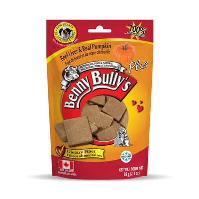 Benny Bully's Beef Liver Plus Pumpkin Dog Treat