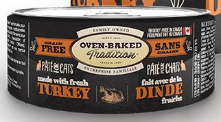 Oven-Baked Tradition Cat Can Grain Free Turkey Pate