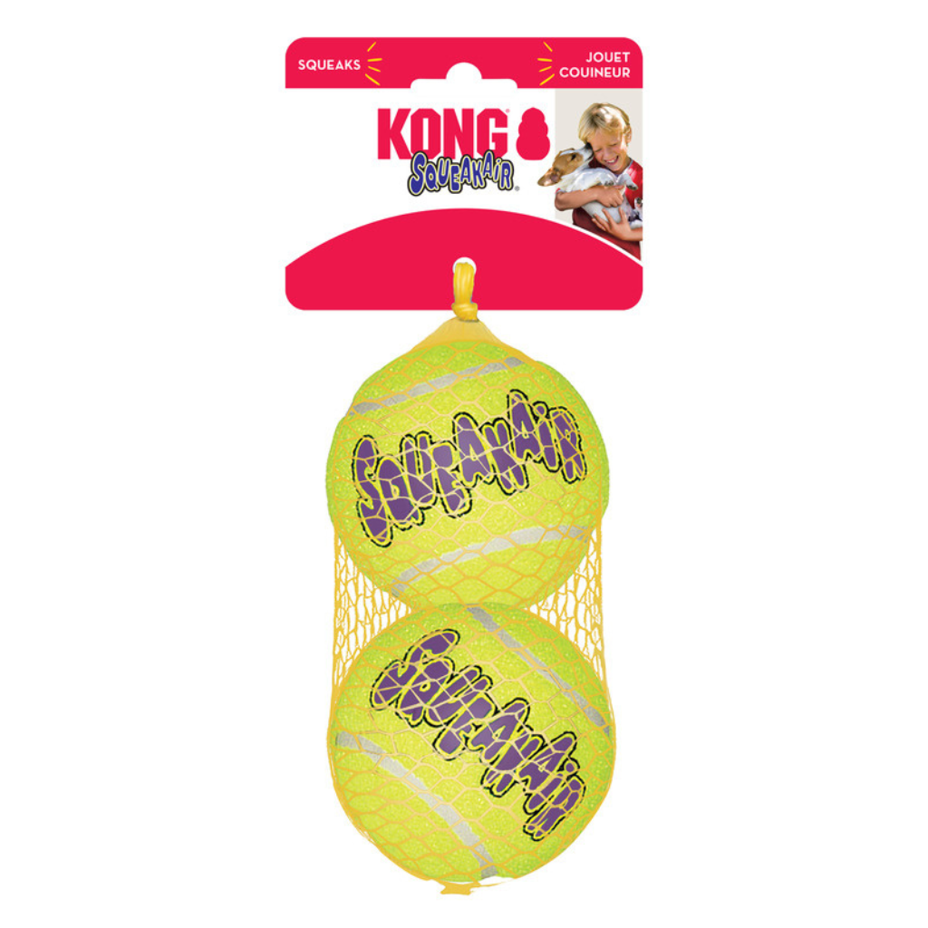 KONG SqueakAir Balls Large 2 Pack Dog Toy