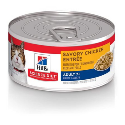 Hill's Science Diet Senior 7+ Chicken Entrée Cat Can