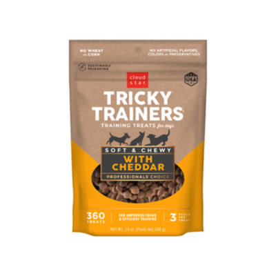 Cloud Star Tricky Trainers Soft & Chewy Cheddar Dog Treats