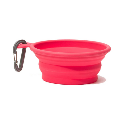 Messy Mutts Silicone Collapsible Bowl - Watermelon