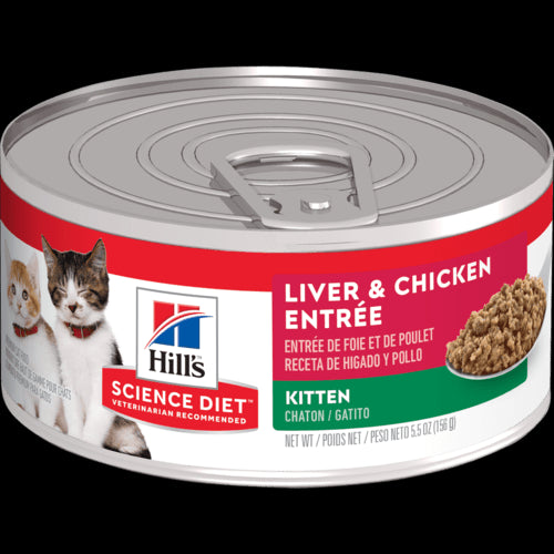 Hill's Science Diet Kitten Liver & Chicken Entrée Can