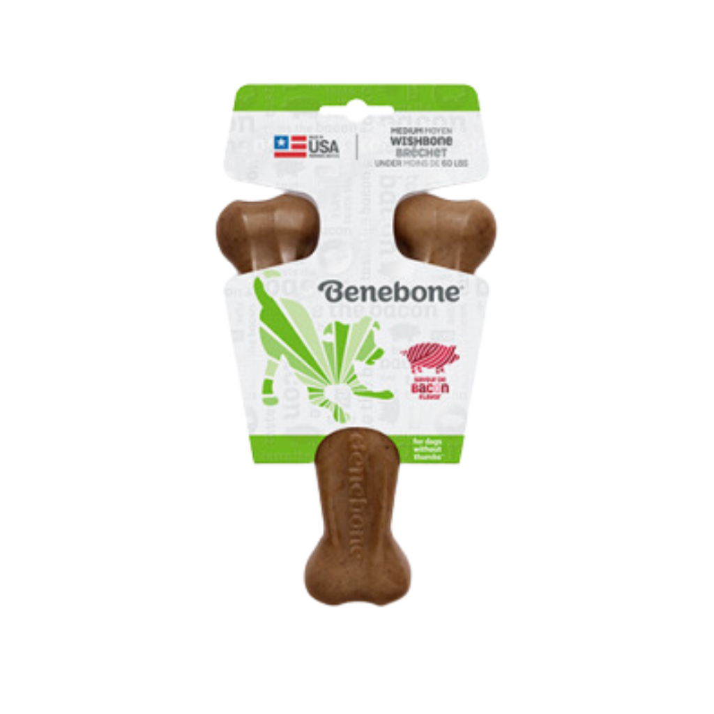 Benebone Wishbone Bacon Flavor Dog Chew