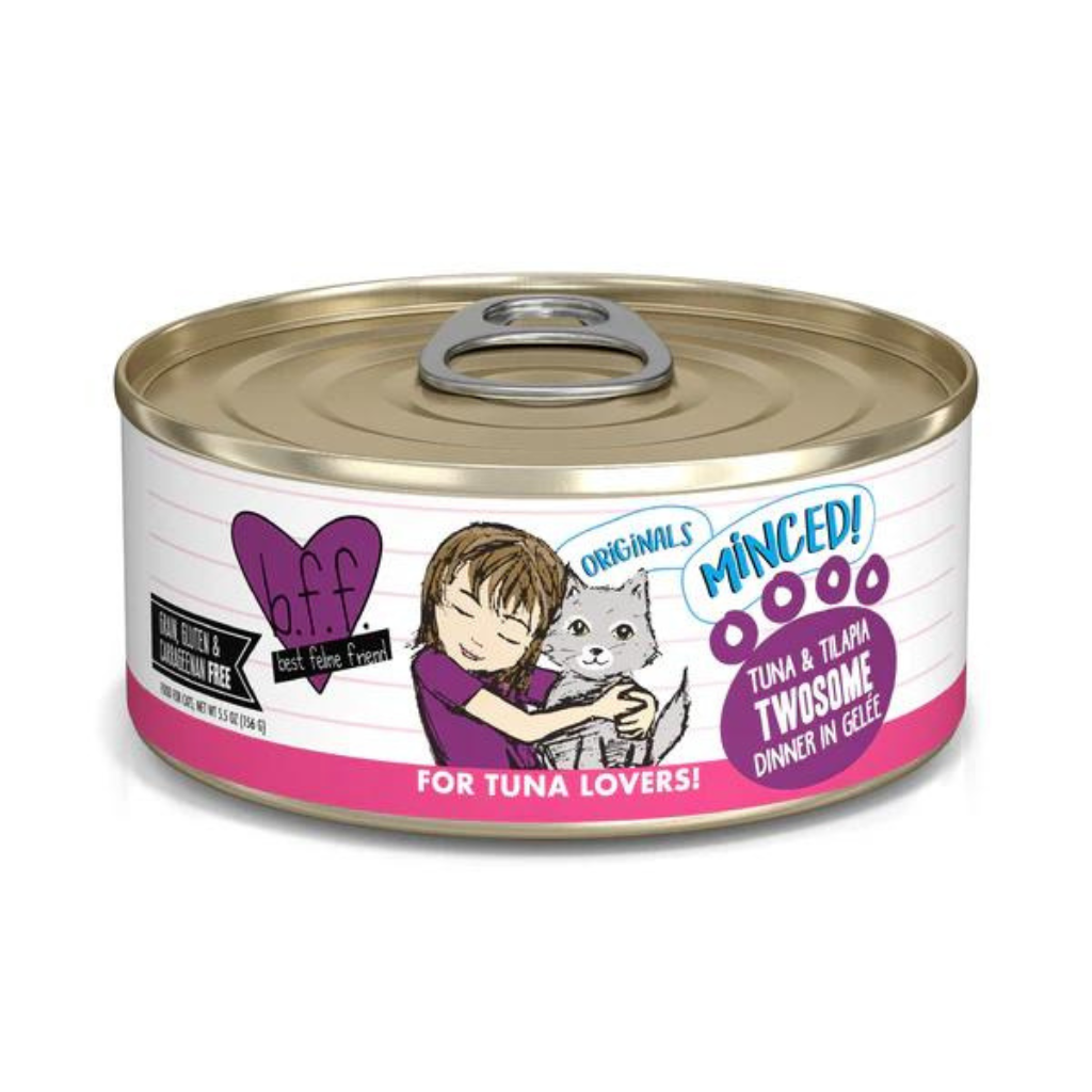 Weruva BFF Minced - Tuna & Tilapia Twosome Cat Cans