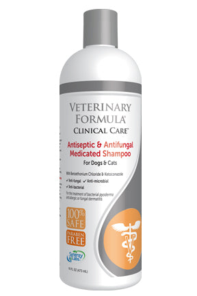 Veterinary Formula Clinical Care Antiseptic & Anti-fungal Shampoo for Dogs and Cats