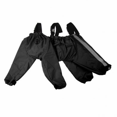 foufouBRANDS Bodyguard Protective All-Weather Dog Pants Black