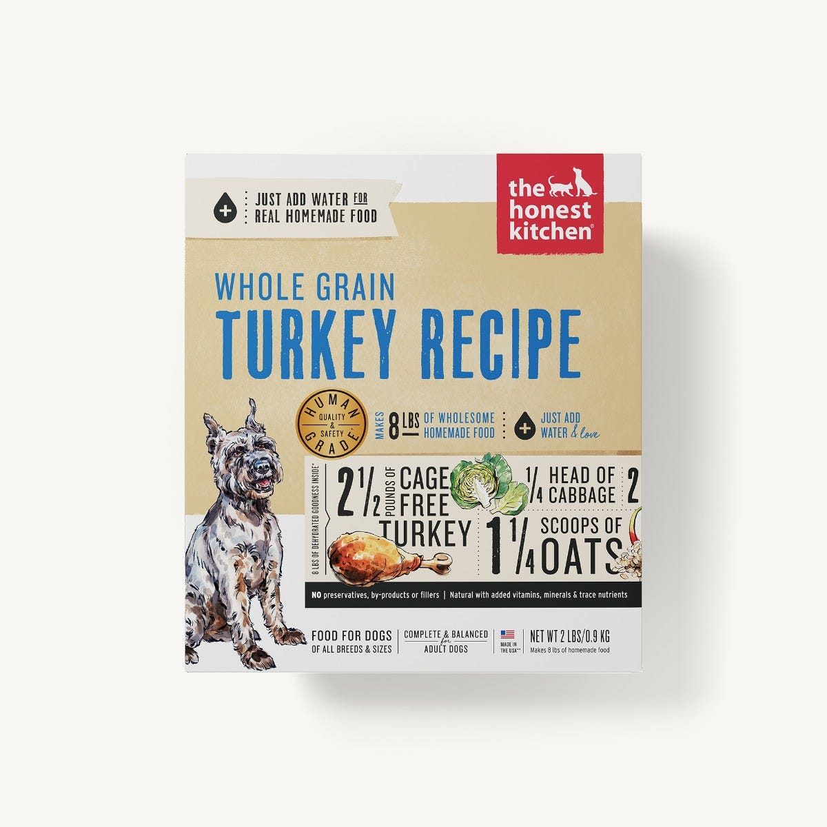 Honest Kitchen Dehydrated Whole Grain Turkey Recipe