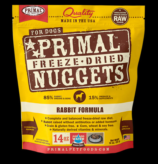 Primal Dog Freeze-Dried Rabbit Nuggets
