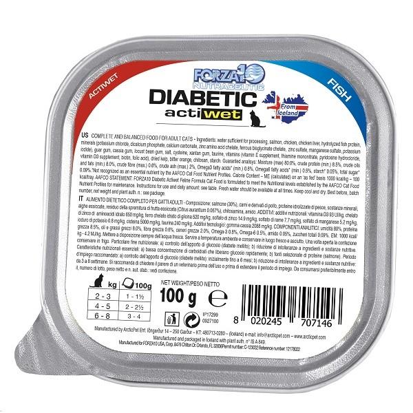 Forza10 Actiwet Diabetic Cat Food