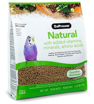 Zupreem Natural For Small Birds