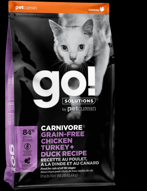 Go! Solutions Carnivore Grain Free Chicken, Turkey Duck Recipe