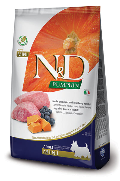 N&D Pumpkin Lamb & Blueberry Adult Mini for Dogs