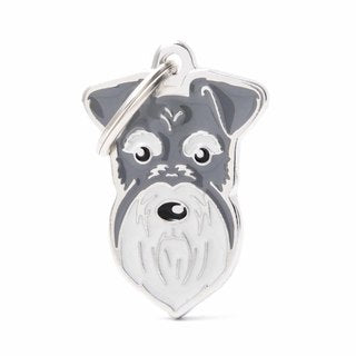 My Family Friends Tag Schnauzer Grey