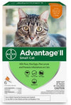Advantage II Flea Treatment for Small Cats 5 lbs to 9 lbs