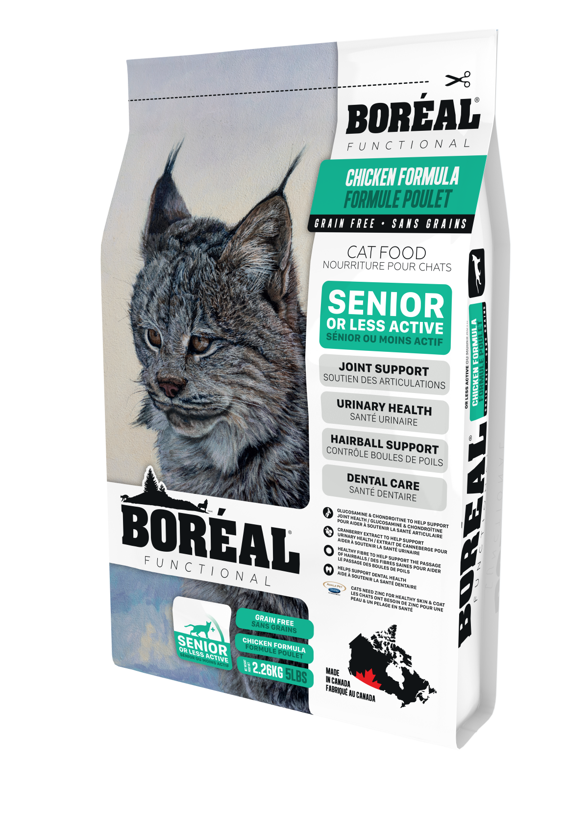 Boreal Senior and Less Active Cat