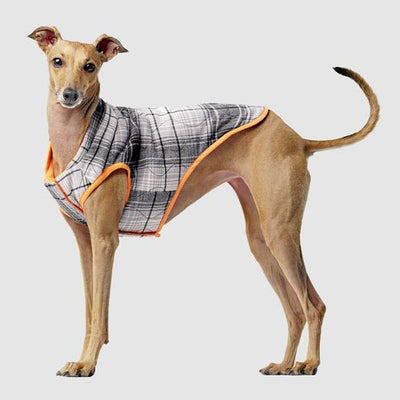 Canada Pooch Reversible Vest Orange/Plaid