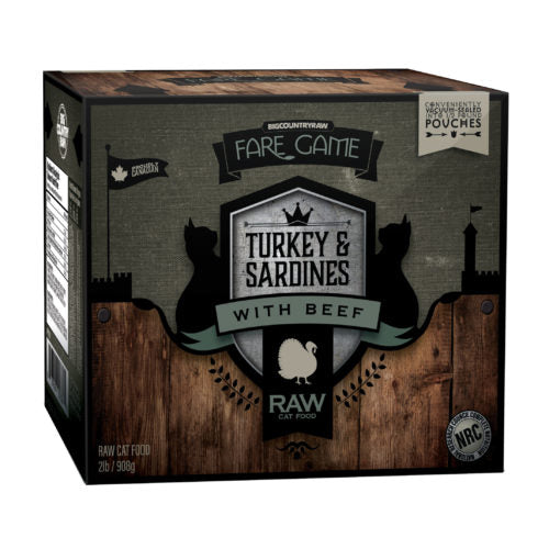 Big Country Raw Fare Game Turkey & Sardines with Beef