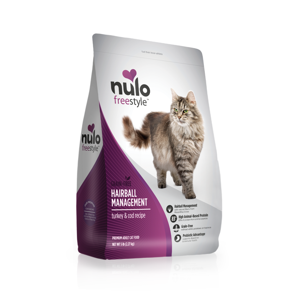 Nulo Freestyle Hairball Management Turkey & Cod recipe for Cats