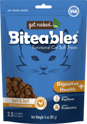 Get Naked Biteables Digestive Health PLUS Functional Cat Soft Treats