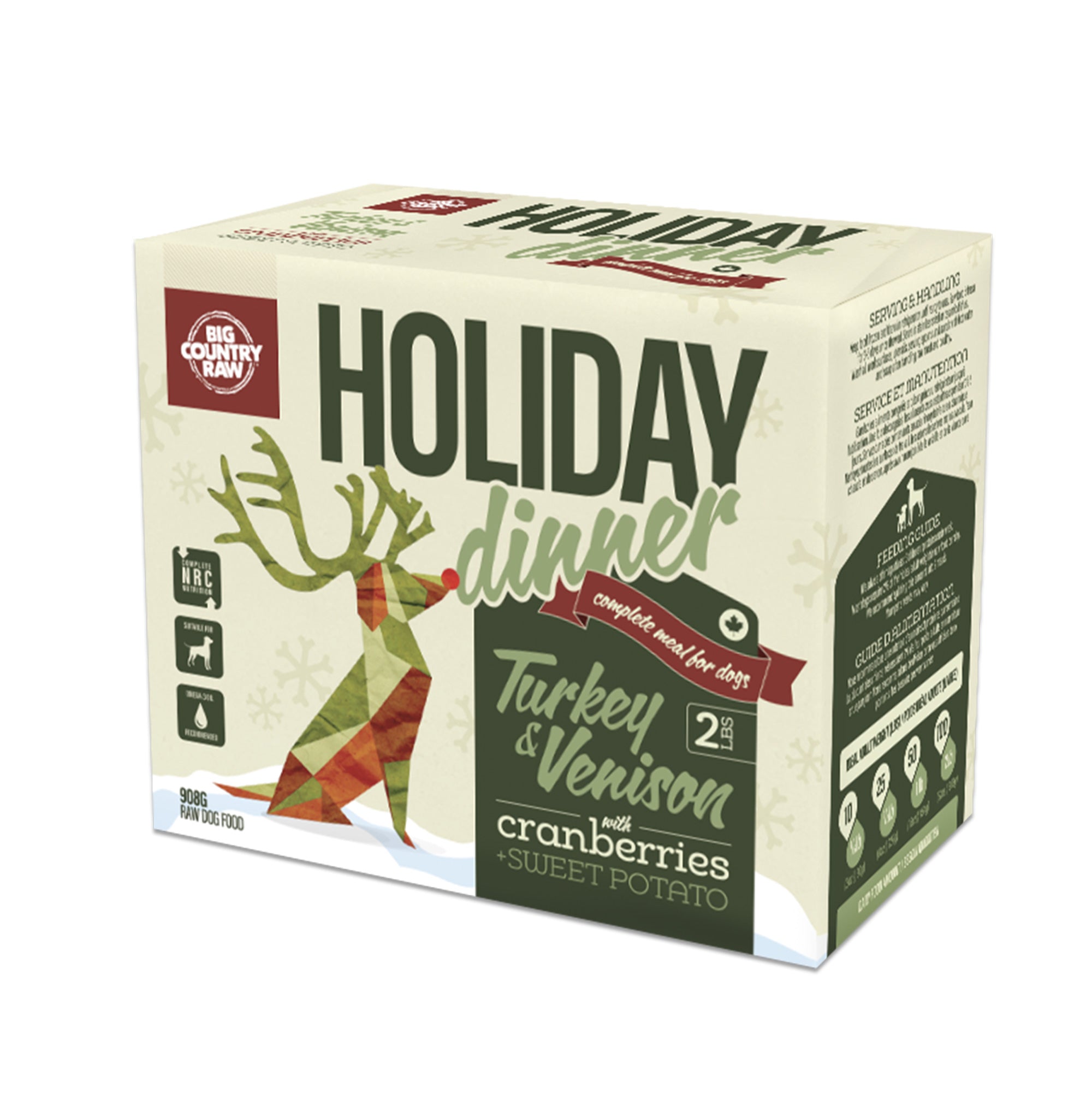 Big Country Raw Holiday -Turkey Venison - Limited Time