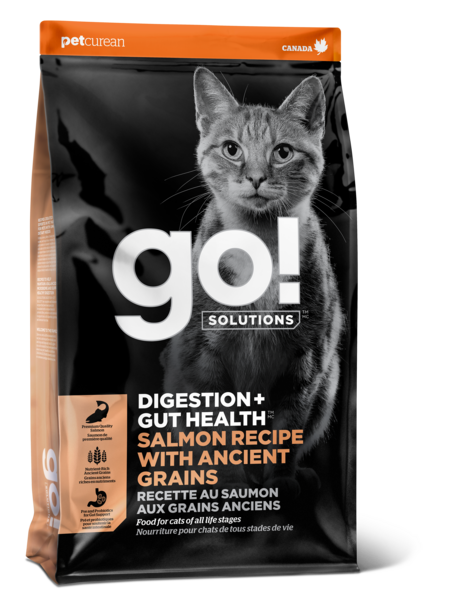 Go! Digestion & Gut Health Salmon Recipe with Ancient Grains for Cats
