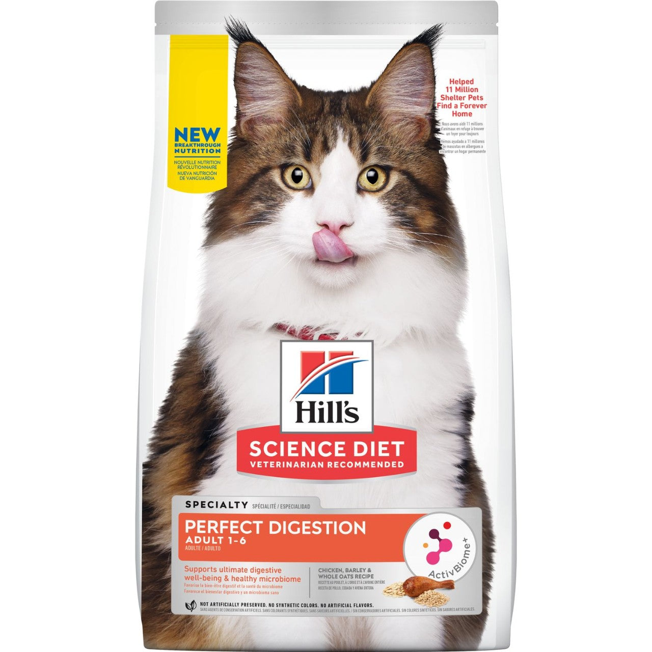Hill's Science Diet Adult Perfect Digestion Chicken Cat Food