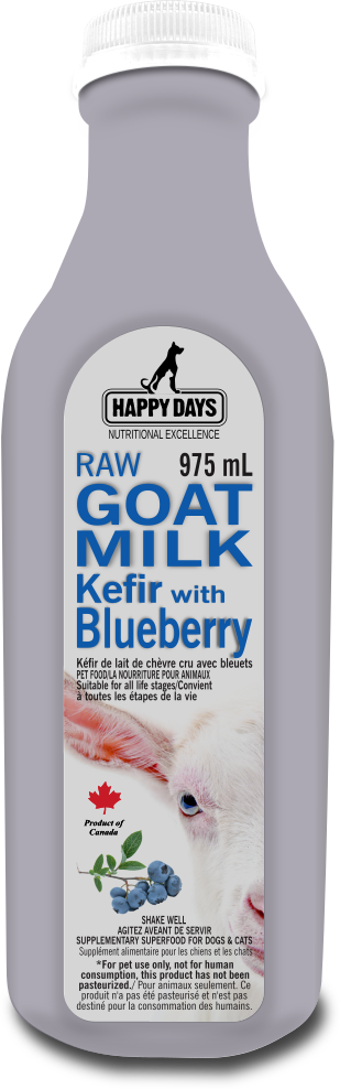 Happy Days Diary Raw Goat Kefir with Blueberry