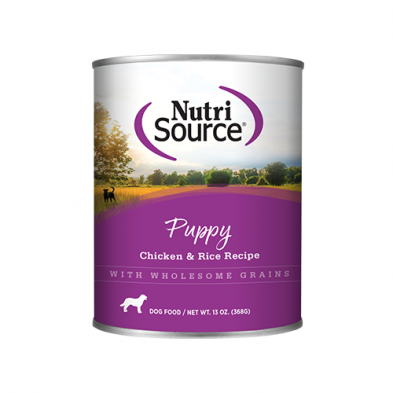 NutriSource Puppy Chicken & Rice Recipe Wet Dog Food