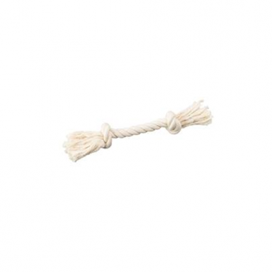 Multipet 2-Knot White Rope 14" Large Dog Toy