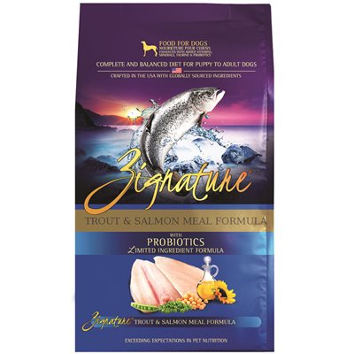 Zignature Limited Ingredient Grain Free Trout & Salmon Meal Dog Food