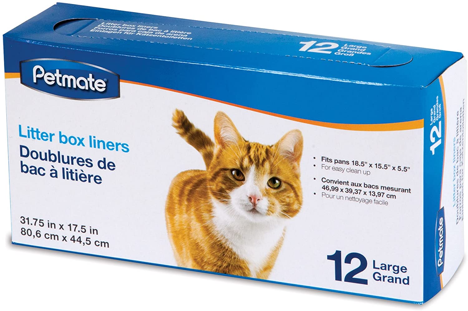 Petmate Litter Pan Liners Large (12 ct)