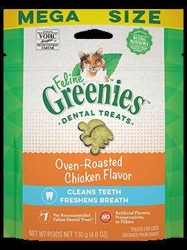 Greenies Dental Treats Oven Roasted Chicken Flavor for Cats