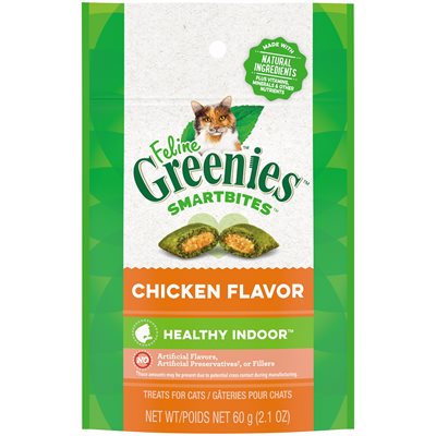 Greenies SmartBites Indoor Care Adult Cat Treats Chicken Flavour