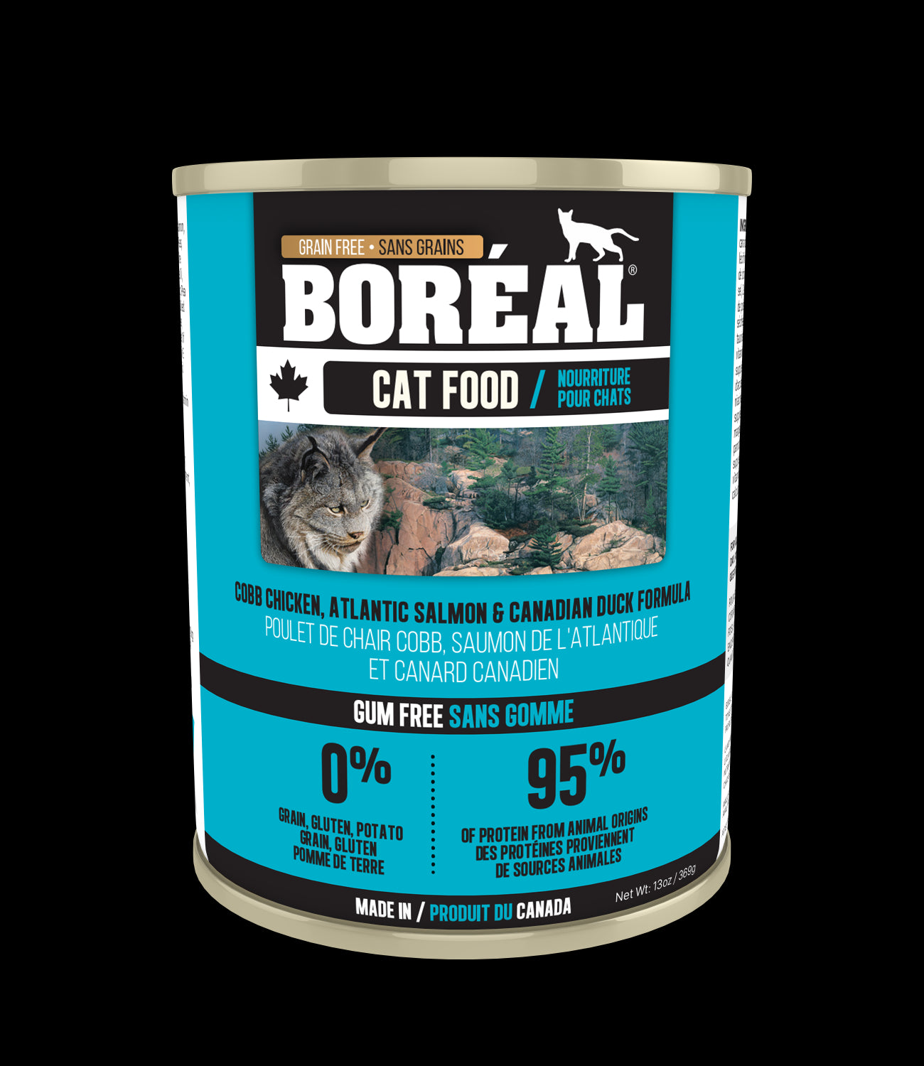 Boreal Cobb Chicken, Atlantic Salmon and Canadian Duck Pate Cat Can